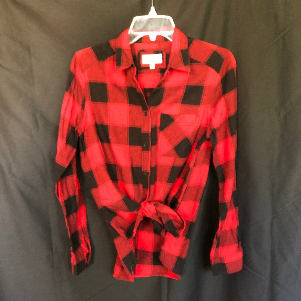 Red and Black Flannel shirt